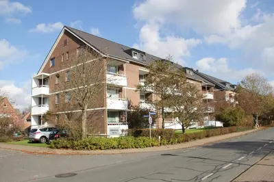 Das Gebäude in dem sich die Ferienwohnung befindet