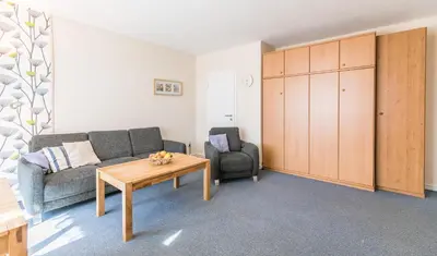 Ein Sitzbereich in der Unterkunft 