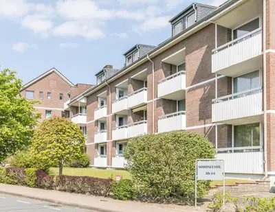 Das Gebäude in dem sich die Ferienwohnung befindet