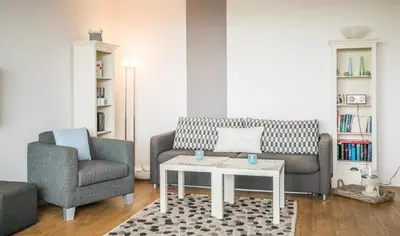 Ein Sitzbereich in der Unterkunft 