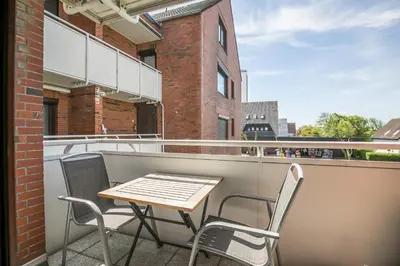 Ein Balkon oder eine Terrasse in der Unterkunft 