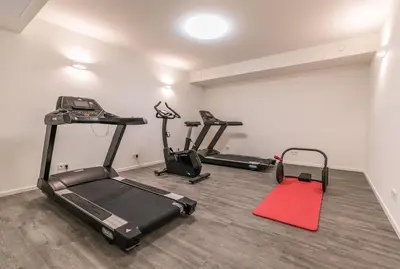 Das Fitnesscenter und/oder die Fitnesseinrichtungen in der Unterkunft 