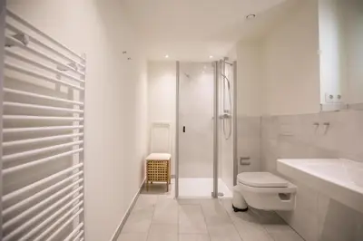 Ein Badezimmer in der Unterkunft 