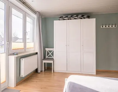Ein Bett oder Betten in einem Zimmer der Unterkunft 