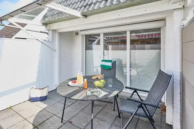 Ein Balkon oder eine Terrasse in der Unterkunft Am Ringwall 91 - Seelöwe B