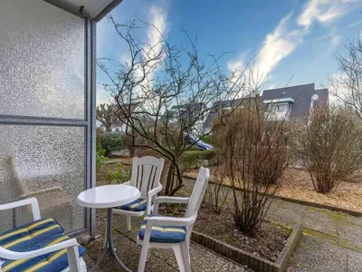Ein Garten an der Unterkunft Ferienwohnung Ankerplatz in Büsum