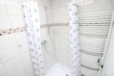 Ein Badezimmer in der Unterkunft Haus Hachtmann