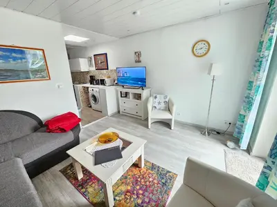 Küche/Küchenzeile in der Unterkunft Haus Hachtmann