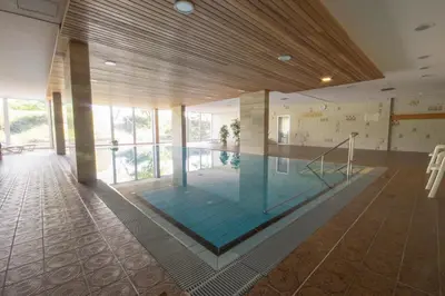 Der Swimmingpool an oder in der Nähe von Apartmenthaus Frauenpreiss FeWo 104