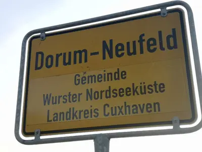 Ein Zertifikat, Auszeichnung, Logo oder anderes Dokument, das in der Unterkunft Fewo Dorumer Piratennest ausgestellt ist