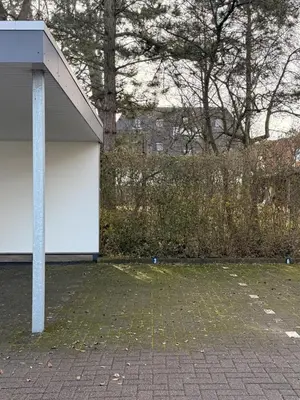 Das Gebäude in dem sich die Ferienwohnung befindet
