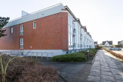 Das Gebäude in dem sich die Ferienwohnung befindet