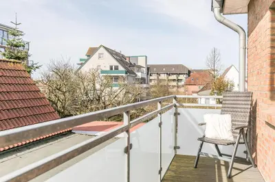 Ein Balkon oder eine Terrasse in der Unterkunft 