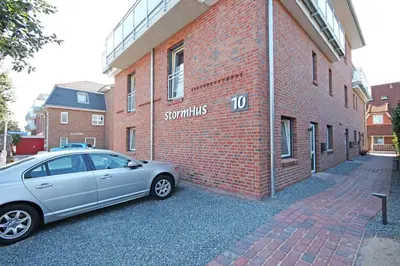 Das Gebäude in dem sich die Ferienwohnung befindet
