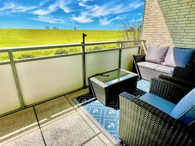 Ein Balkon oder eine Terrasse in der Unterkunft 