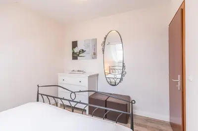 Ein Bett oder Betten in einem Zimmer der Unterkunft Jessica Jessica, Whg 16