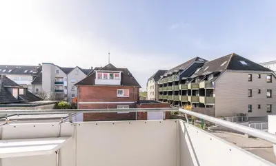 Das Gebäude in dem sich die Ferienwohnung befindet