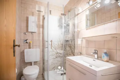 Ein Badezimmer in der Unterkunft 