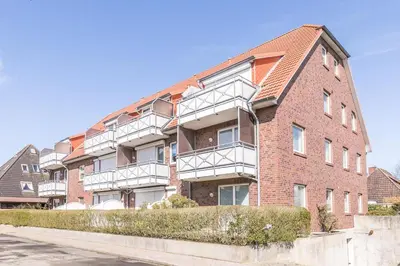 Das Gebäude in dem sich die Ferienwohnung befindet
