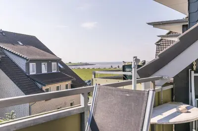 Ein Balkon oder eine Terrasse in der Unterkunft 