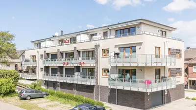 Das Gebäude in dem sich die Ferienwohnung befindet