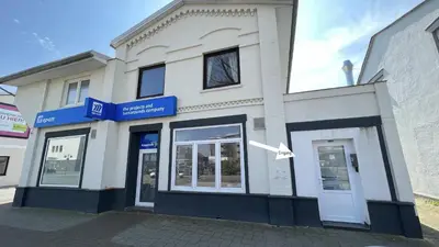 Das Gebäude in dem sich die Ferienwohnung befindet