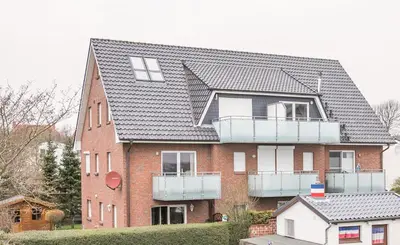 Das Gebäude in dem sich die Ferienwohnung befindet