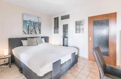 Ein Bett oder Betten in einem Zimmer der Unterkunft 