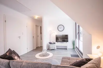 TV/Unterhaltungsangebot in der Unterkunft Haus im Törn Haus im Törn, Whg 3