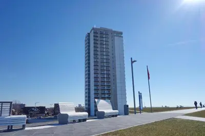 Das Gebäude in dem sich die Ferienwohnung befindet