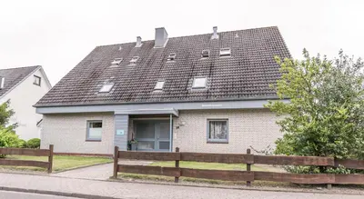 Das Gebäude in dem sich die Ferienwohnung befindet