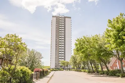 Das Gebäude in dem sich die Ferienwohnung befindet