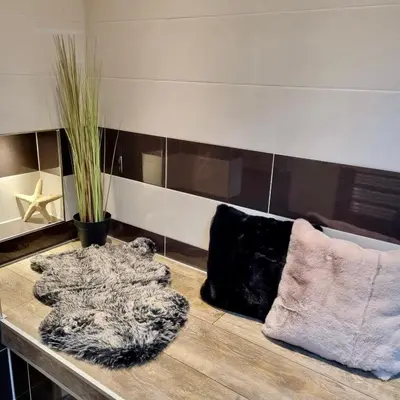 Ein Sitzbereich in der Unterkunft Haus Kaiser Appartement 16 Großer Deichtraum