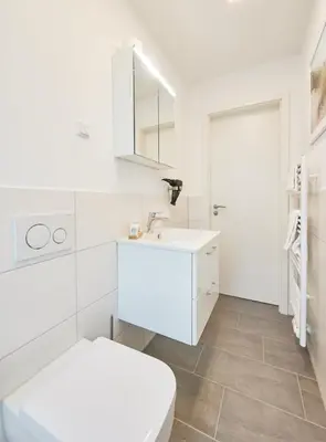 Ein Badezimmer in der Unterkunft Nordseestern