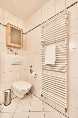 Ein Badezimmer in der Unterkunft Duhner Brise - 10