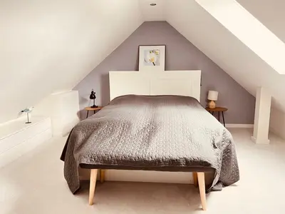 Ein Bett oder Betten in einem Zimmer der Unterkunft Apartment Luise