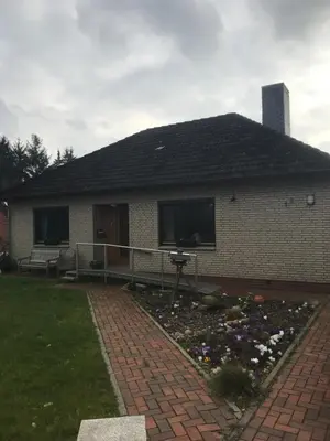 Ein Garten an der Unterkunft Ferienhaus am Heringskoop