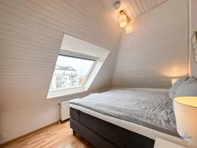 Ein Bett oder Betten in einem Zimmer der Unterkunft Heimathafen Whg 8 Am Ahoi Bad