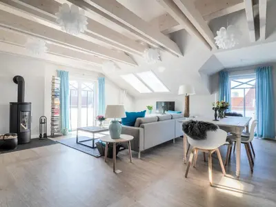 TV/Unterhaltungsangebot in der Unterkunft Strandpalais Apartment Ausguck