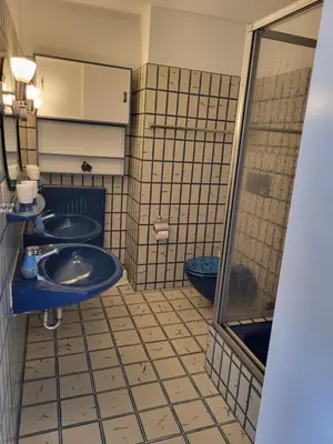 Ein Badezimmer in der Unterkunft Kleine Nixe Kleine Brise