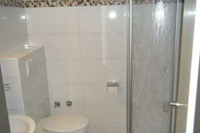 Ein Badezimmer in der Unterkunft Seehütte Ferienwohnung 701