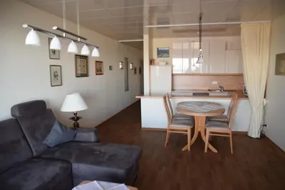 Küche/Küchenzeile in der Unterkunft Nautilus, Ferienwohnung 23