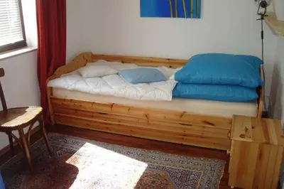 Ein Bett oder Betten in einem Zimmer der Unterkunft Am grooten Steen 22