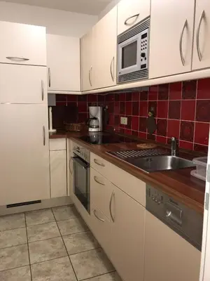 Küche/Küchenzeile in der Unterkunft Nautilus, Ferienwohnung 22