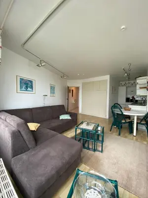 Ein Sitzbereich in der Unterkunft Meeresbrandung, Ferienwohnung 26