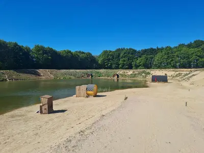 Naturlandschaft in der Nähe des Campingplatzes