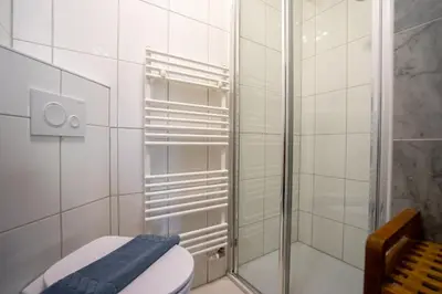 Ein Badezimmer in der Unterkunft Piratennest