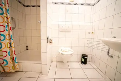 Ein Badezimmer in der Unterkunft Hus Willem Wohnung I 14