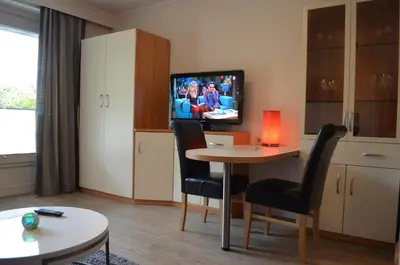 TV/Unterhaltungsangebot in der Unterkunft Hus Willem Wohnung II 10