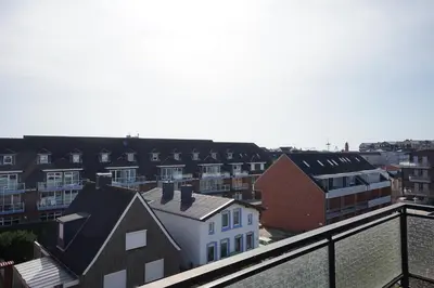 Ein allgemeiner Blick auf Büsum oder ein Stadtblick von der Ferienwohnung aus